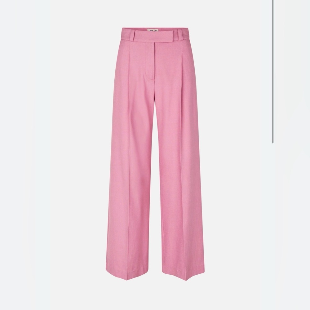 Baum Und Pferdgarten Bubblegum Pink Wide-Leg Pleated Trousers Size M